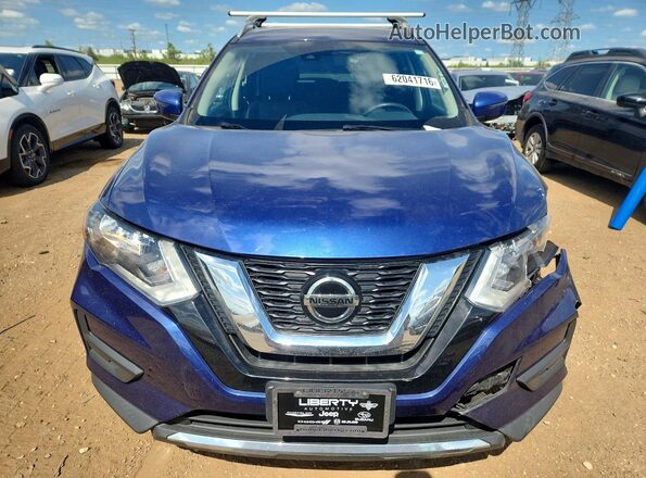 KNMAT2MV6KP549886 2019 NISSAN ROGUE Синий Вид спереди