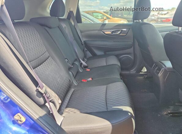 KNMAT2MV6KP549886 2019 NISSAN ROGUE Синий Вид задних сидений