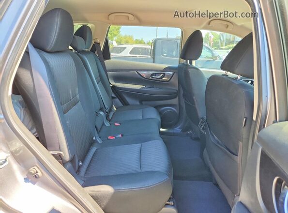 KNMAT2MV6KP550097 2019 NISSAN ROGUE Gray უკანა სალონის ხედი
