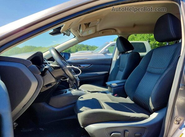 KNMAT2MV6KP550097 2019 NISSAN ROGUE Gray წინა სალონის ხედი