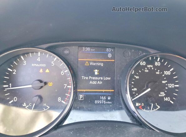 KNMAT2MV6KP555512 2019 NISSAN ROGUE Белый Вид щитка приборов