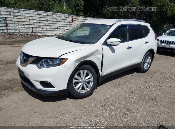 KNMAT2MV7GP604482 2016 NISSAN ROGUE White Vista tres cuartos delantera izquierda