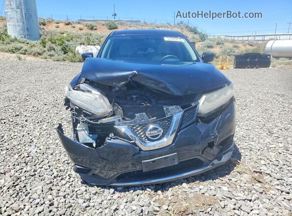 KNMAT2MV7GP633075 2016 NISSAN ROGUE Black Вид спереду