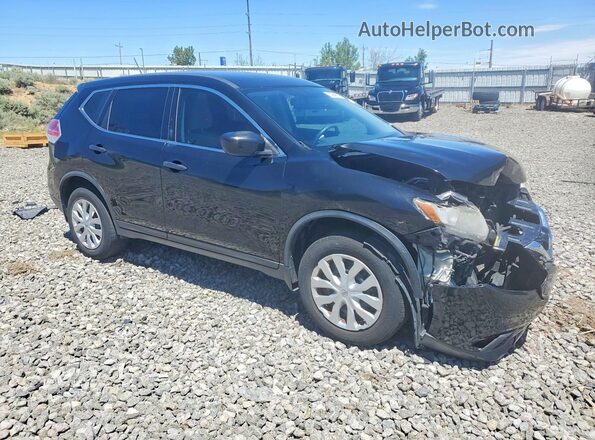 KNMAT2MV7GP633075 2016 NISSAN ROGUE Black Передня права чверть