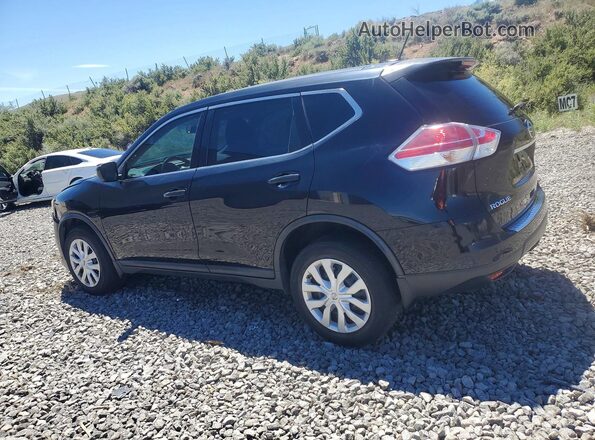 KNMAT2MV7GP633075 2016 NISSAN ROGUE Black Задня ліва чверть