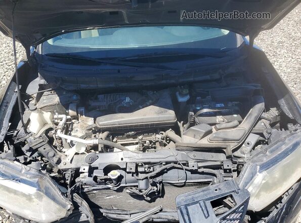 KNMAT2MV7GP633075 2016 NISSAN ROGUE Black Вид підкапотного простору