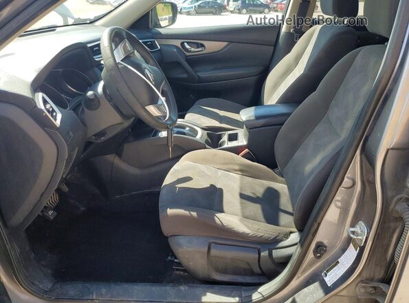 KNMAT2MV7GP662866 2016 NISSAN ROGUE Серый Вид салона спереди
