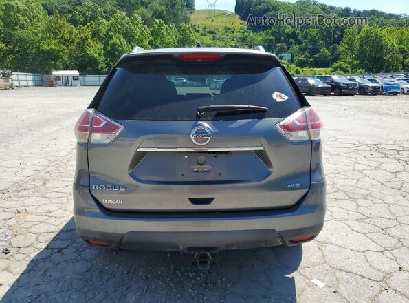 KNMAT2MV7GP662866 2016 NISSAN ROGUE Серый Вид сзади