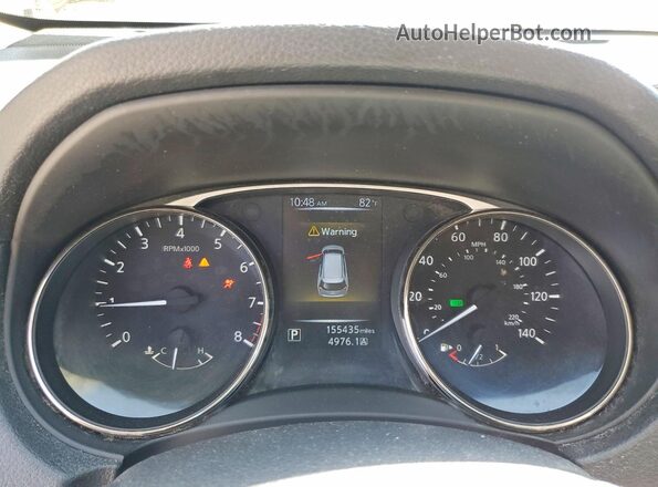 KNMAT2MV7GP662866 2016 NISSAN ROGUE Серый Вид щитка приборов