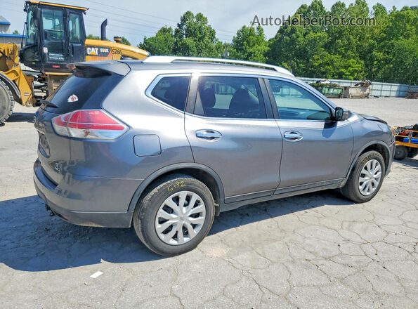KNMAT2MV7GP662866 2016 NISSAN ROGUE Серый Задняя правая четверть