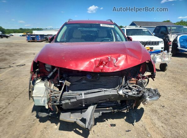 KNMAT2MV7GP694345 2016 NISSAN ROGUE Red Front view