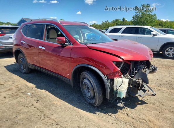 KNMAT2MV7GP694345 2016 NISSAN ROGUE Red Front right