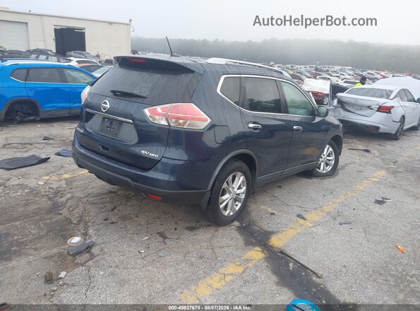 KNMAT2MV7GP718773 2016 NISSAN ROGUE Blue Задня права чверть