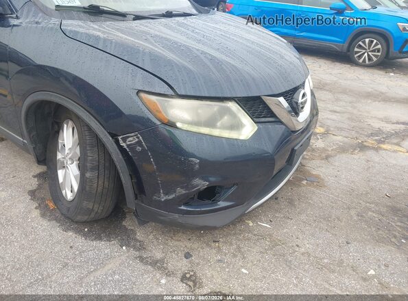 KNMAT2MV7GP718773 2016 NISSAN ROGUE Blue Вид спереду