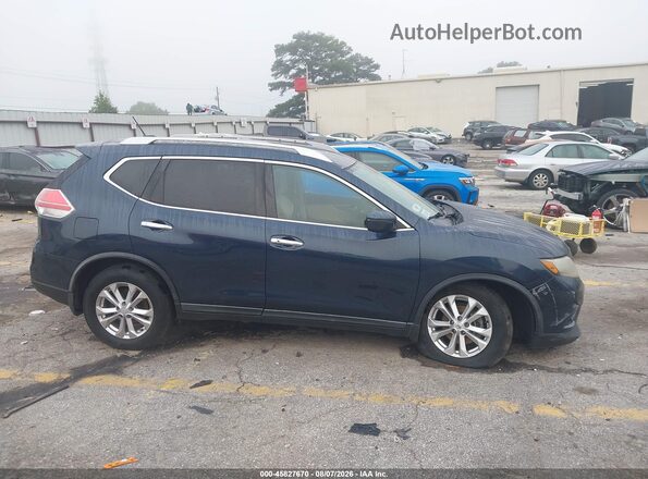 KNMAT2MV7GP718773 2016 NISSAN ROGUE Blue Вид задньої частини салону