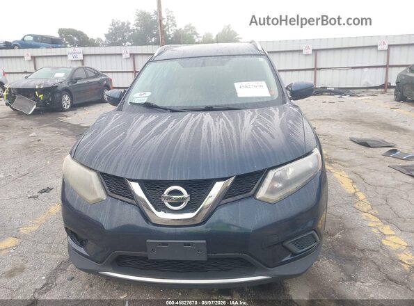 KNMAT2MV7GP718773 2016 NISSAN ROGUE Blue Вид щитка приладів