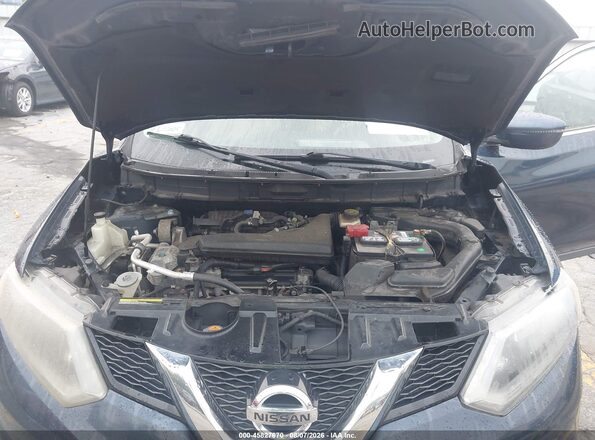 KNMAT2MV7GP718773 2016 NISSAN ROGUE Blue Вид ззаду