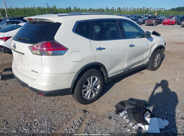 KNMAT2MV7GP719017 2016 NISSAN ROGUE Белый Задняя правая четверть