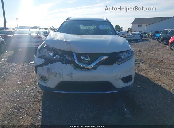 KNMAT2MV7GP719017 2016 NISSAN ROGUE Белый Вид щитка приборов