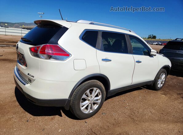 KNMAT2MV7GP734603 2016 NISSAN ROGUE White Trasero derecho