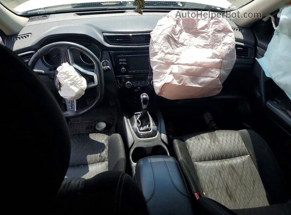 KNMAT2MV7HP506537 2017 NISSAN ROGUE Silver Widok deski rozdzielczej
