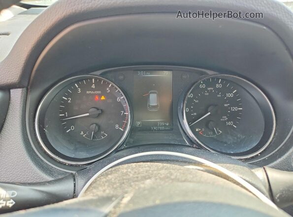 KNMAT2MV7HP507199 2017 NISSAN ROGUE Серебряный Вид щитка приборов