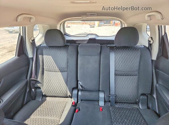 KNMAT2MV7HP507199 2017 NISSAN ROGUE Серебряный Вид задних сидений