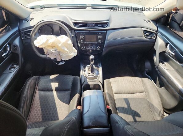 KNMAT2MV7HP531616 2017 NISSAN ROGUE Silver Dashboard view