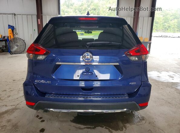 KNMAT2MV7HP538226 2017 NISSAN ROGUE Синий Вид сзади