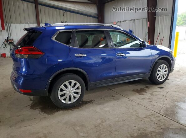 KNMAT2MV7HP538226 2017 NISSAN ROGUE Синий Задняя правая четверть