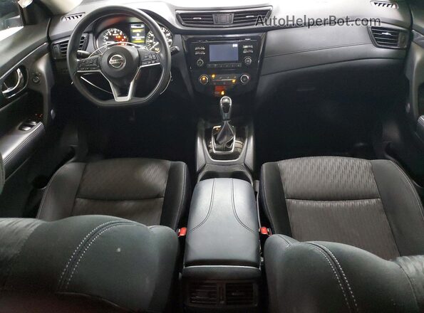 KNMAT2MV7HP538226 2017 NISSAN ROGUE Синий Вид панели приборов