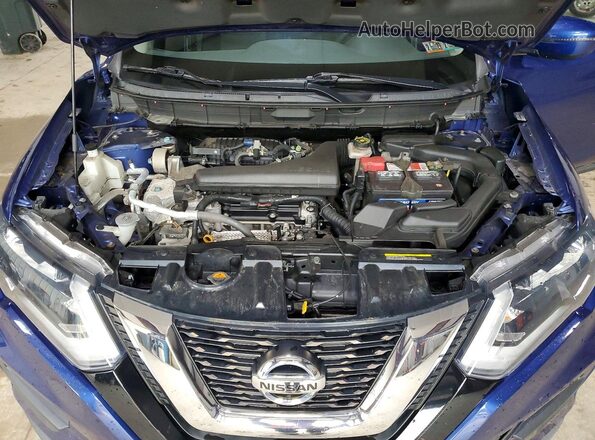 KNMAT2MV7HP538226 2017 NISSAN ROGUE Синий Вид подкапотного пространства