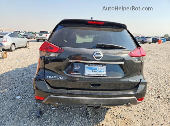KNMAT2MV7HP539232 2017 NISSAN ROGUE Black Widok z tyłu
