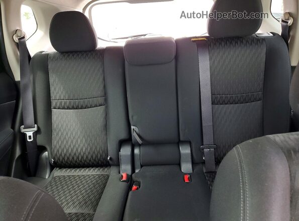 KNMAT2MV7HP542101 2017 NISSAN ROGUE Серый Вид задних сидений