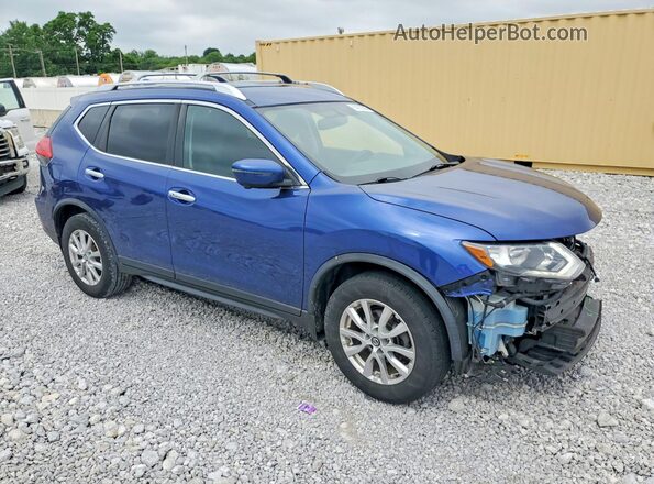 KNMAT2MV7HP542910 2017 NISSAN ROGUE Blue Przód prawy