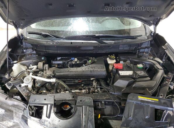 KNMAT2MV7HP570030 2017 NISSAN ROGUE Gray Вид підкапотного простору