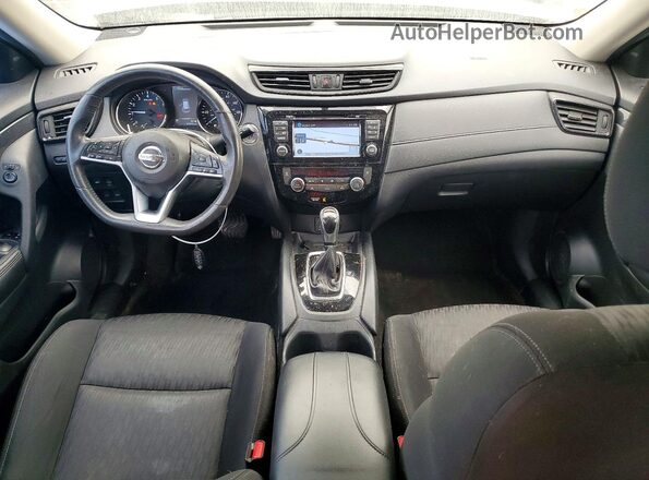 KNMAT2MV7HP570030 2017 NISSAN ROGUE Gray Вид панелі приладів