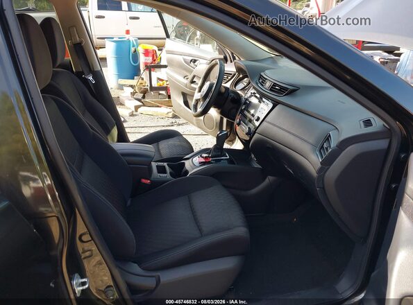 KNMAT2MV7HP575003 2017 NISSAN ROGUE Black Սալոնի դիմացի տեսք