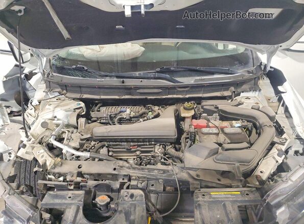 KNMAT2MV7HP603530 2017 NISSAN ROGUE White Вид підкапотного простору