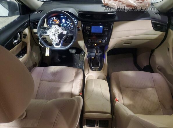 KNMAT2MV7HP603530 2017 NISSAN ROGUE White Вид панелі приладів