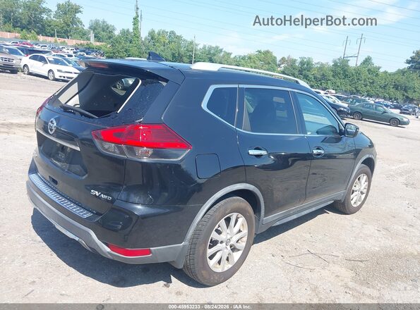 KNMAT2MV7HP619341 2017 NISSAN ROGUE Черный Задняя правая четверть