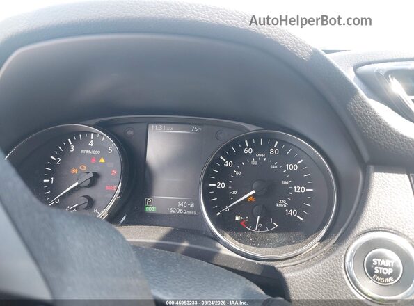 KNMAT2MV7HP619341 2017 NISSAN ROGUE Черный Вид задних сидений