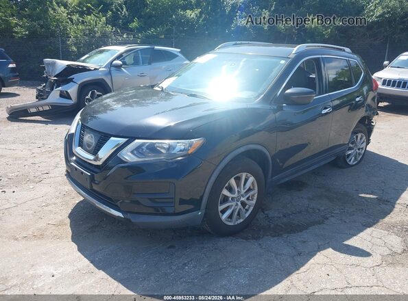 KNMAT2MV7HP619341 2017 NISSAN ROGUE Черный Передняя левая четверть