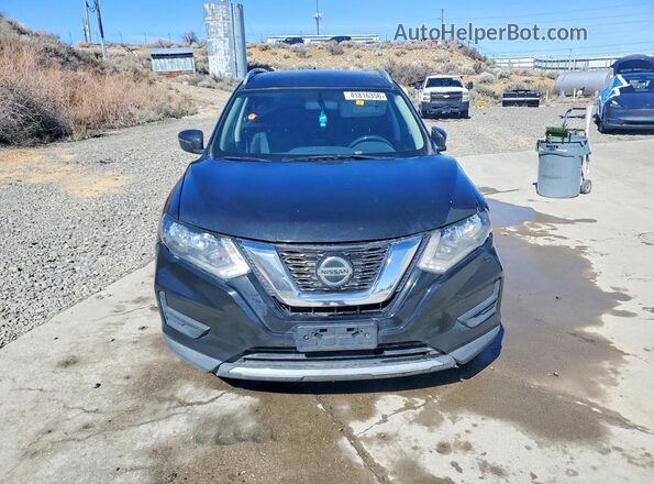 KNMAT2MV7JP509251 2018 NISSAN ROGUE Black Widok z przodu