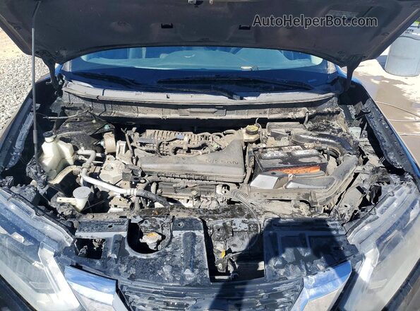KNMAT2MV7JP509251 2018 NISSAN ROGUE Black Widok komory silnika