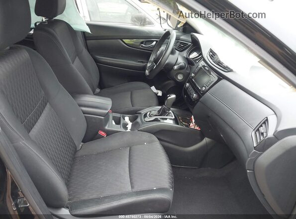 KNMAT2MV7JP531587 2018 NISSAN ROGUE Black Front interior view