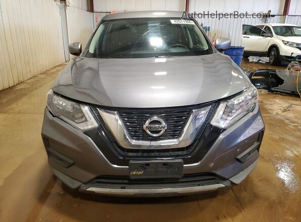 KNMAT2MV7JP572849 2018 NISSAN ROGUE Gray Вид спереду