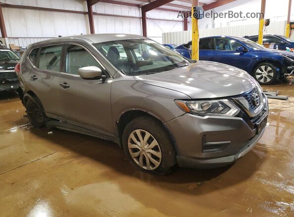 KNMAT2MV7JP572849 2018 NISSAN ROGUE Gray Передня права чверть