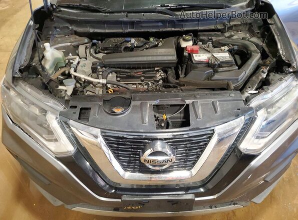 KNMAT2MV7JP572849 2018 NISSAN ROGUE Gray Вид підкапотного простору