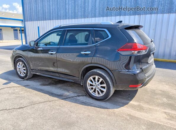 KNMAT2MV7JP579817 2018 NISSAN ROGUE Black უკანა მარცხენა